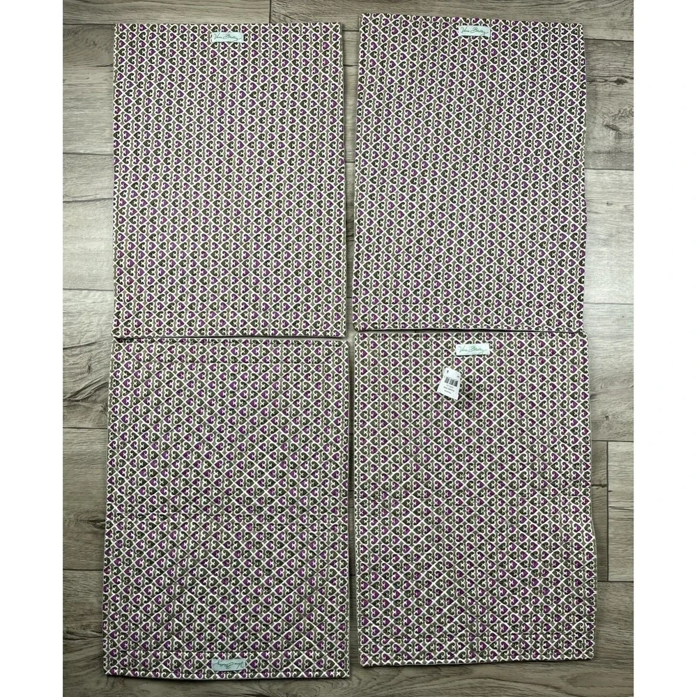 Vera Bradley 4 Quilted Place Mats Portobello Road Print - NEW‎